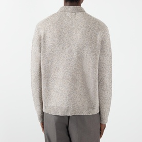 Alpha Plain Stitch Zip Polo