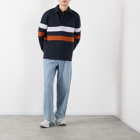 Rowhill Stripe Panelled Rugby Shirt