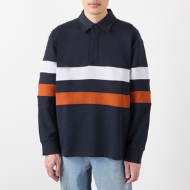 Rowhill Stripe Panelled Rugby Shirt