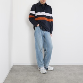 Rowhill Stripe Panelled Rugby Shirt