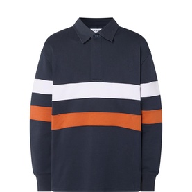 Rowhill Stripe Panelled Rugby Shirt