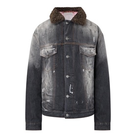 Paint Splatter Denim Jacket