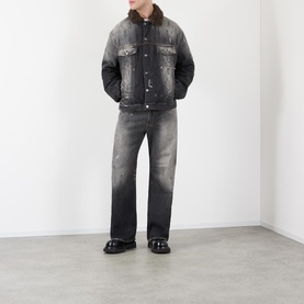 Paint Splatter Denim Jacket