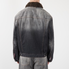 Paint Splatter Denim Jacket