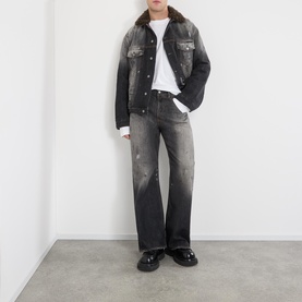 Paint Splatter Denim Jacket
