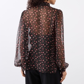 Floral Sheer Blouse