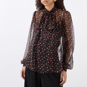 Floral Sheer Blouse