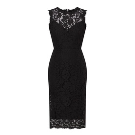 Floral Lace Fitted Dress