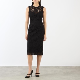 Floral Lace Fitted Dress