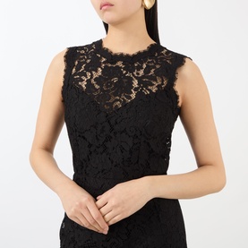 Floral Lace Fitted Dress
