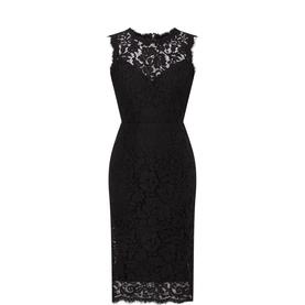 Floral Lace Fitted Dress