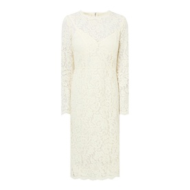 Floral Lace Fitted Dress