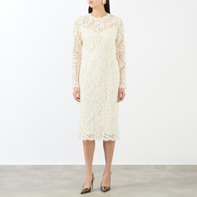 Floral Lace Fitted Dress