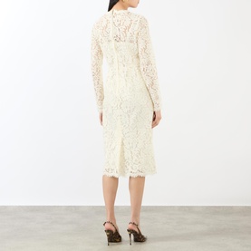 Floral Lace Fitted Dress