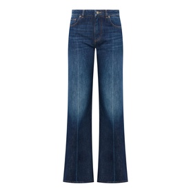 Mid-Rise Flared Jeans