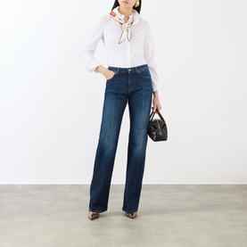 Mid-Rise Flared Jeans