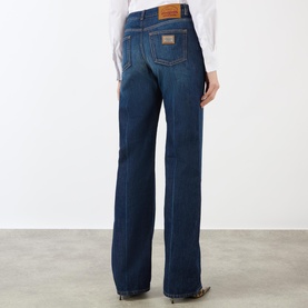 Mid-Rise Flared Jeans