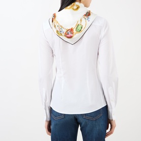 Silk Scarf Shirt