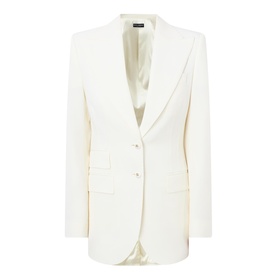 Single-Breasted Fitted Blazer