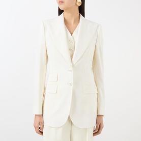 Single-Breasted Fitted Blazer
