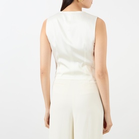 Logo Buttoned Waistcoat
