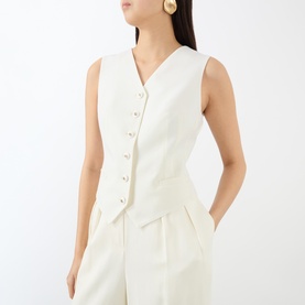 Logo Buttoned Waistcoat