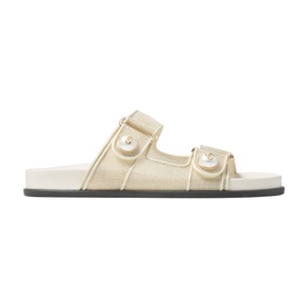 Fayence Metallic Mesh Sandals