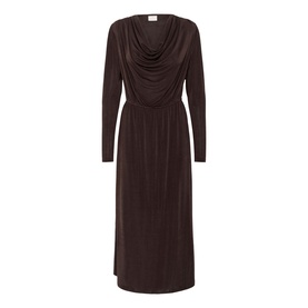 Gina Draped Flared Dress