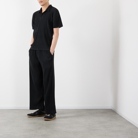Basics Pleated Polo Shirt