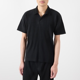 Basics Pleated Polo Shirt