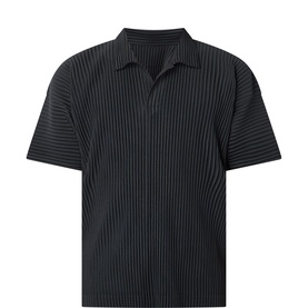 Basics Pleated Polo Shirt