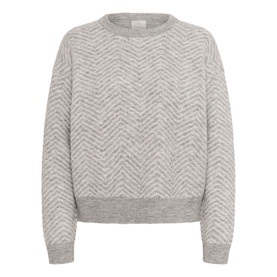 Bitzy Herringbone Knitted Sweater