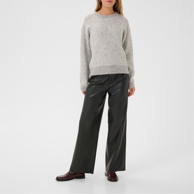 Bitzy Herringbone Knitted Sweater