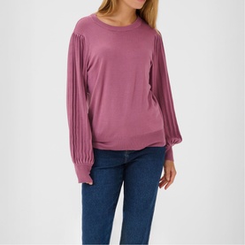 Ione Pleated Knitted Sweater