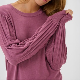 Ione Pleated Knitted Sweater