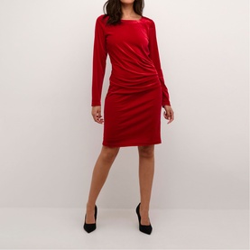 Kelly Draped Velvet Mini Dress