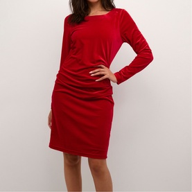 Kelly Draped Velvet Mini Dress