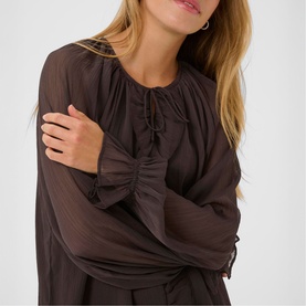 Mila Ruffle Trim Blouse
