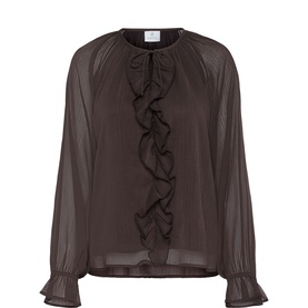Mila Ruffle Trim Blouse