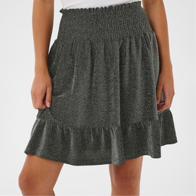 Rita Glitter Flared Mini Skirt