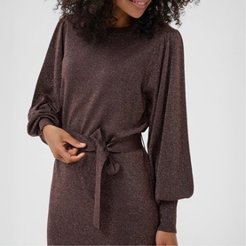 Regina Belted Knitted Dress