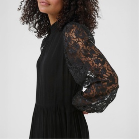 Stine Lace Flared Dress