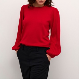 Ione Pleated Knitted Sweater
