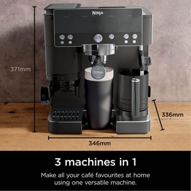 Luxe Cafe Premier Espresso Machine Black