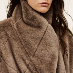 Pinie Faux Fur Coat