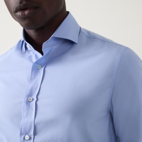 Canvas Single Cuff Casual Shirt