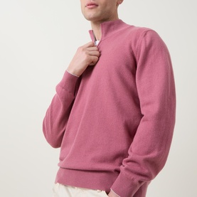 Cashmere Half Zip Sweater