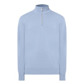 Half-Zip Cashmere Sweater