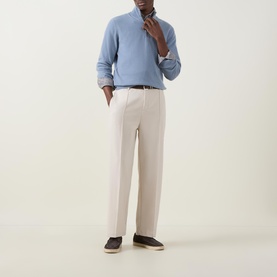 Half-Zip Cashmere Sweater