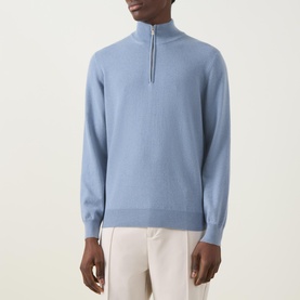 Half-Zip Cashmere Sweater